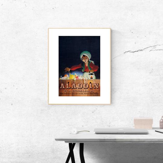 Aladdin és a csodalámpa filmplakát
