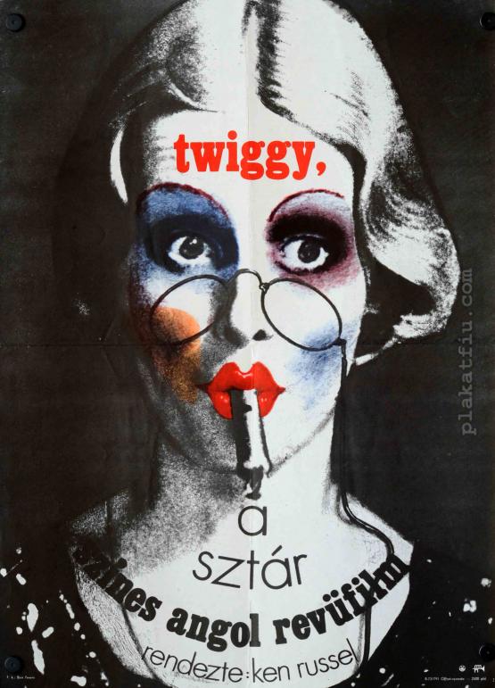Twiggy, a sztár filmplakát

