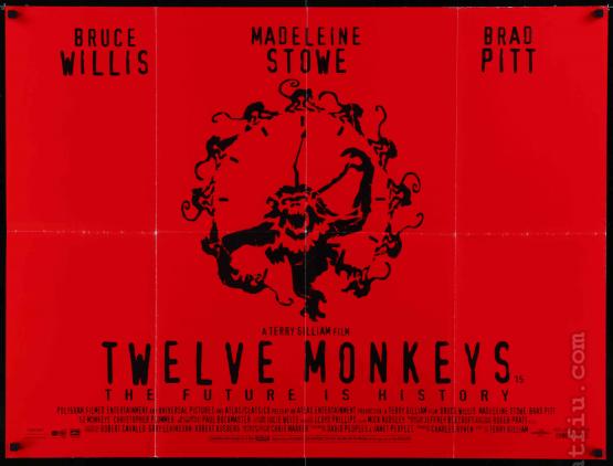 12 majom filmplakát
