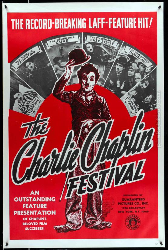 Charlie Caplin fesztivál filmplakát
