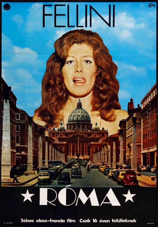 Fellini : Róma filmplakát
