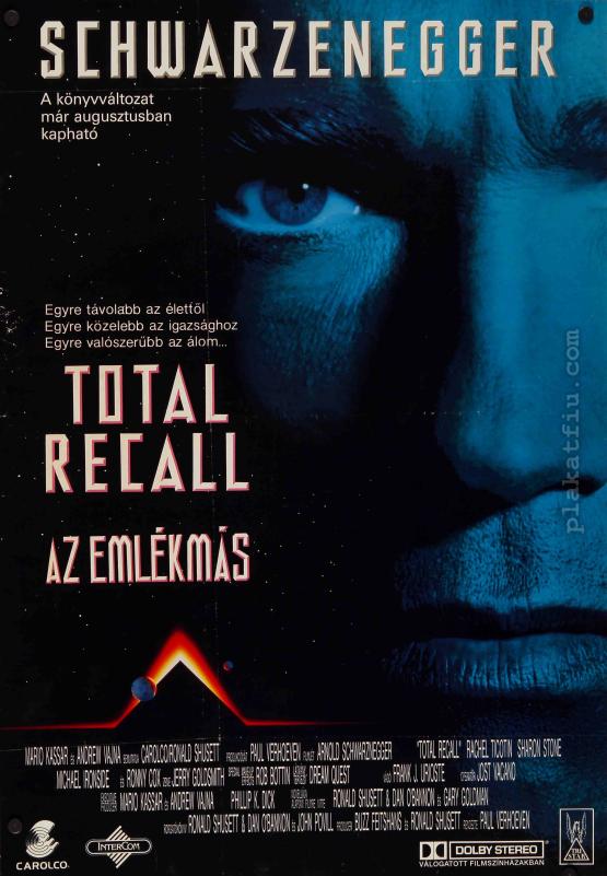 Total Recall /Emlékmás/ filmplakát
