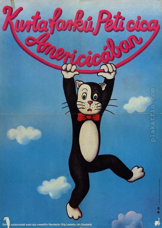 Kurtafarkú Peti cica Americicában filmplakát
