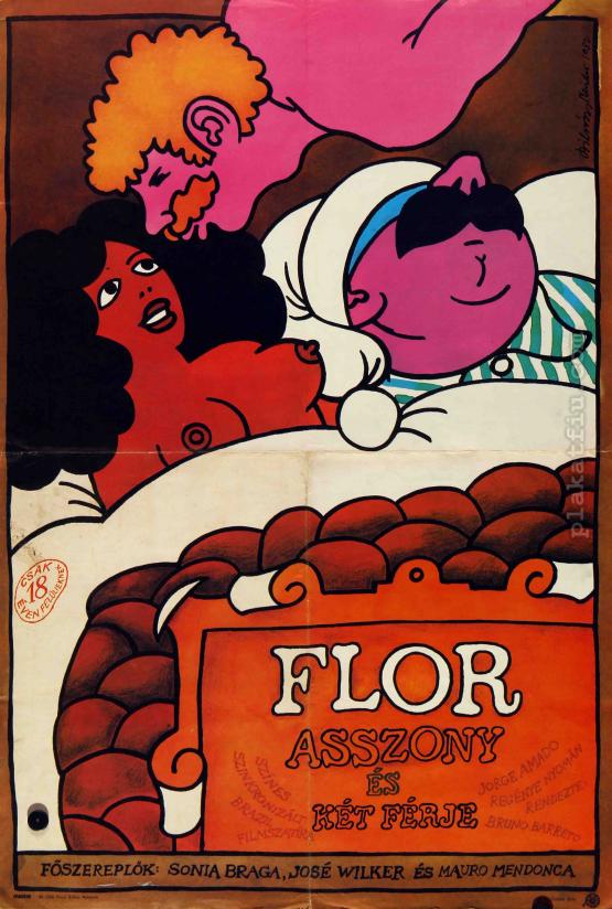 Flór asszony és két férje filmplakát
