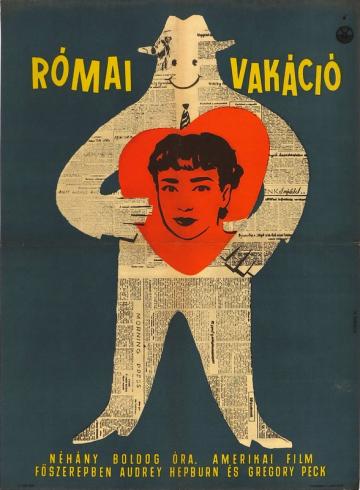 Római vakáció filmplakát
