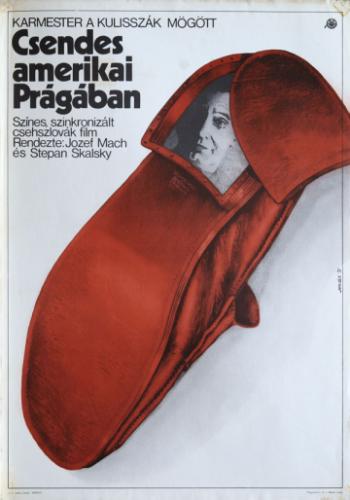 Csendes amerikai Prágában filmplakát
