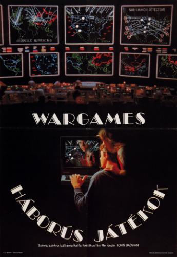 Háborús játékok filmplakát

